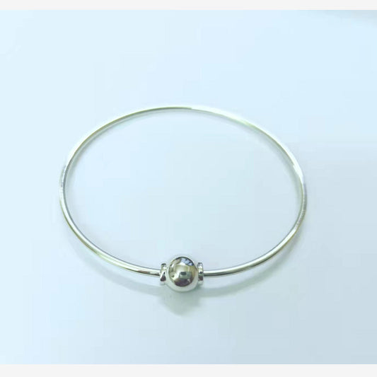 Sterling Silver Screw Movable Bracelet